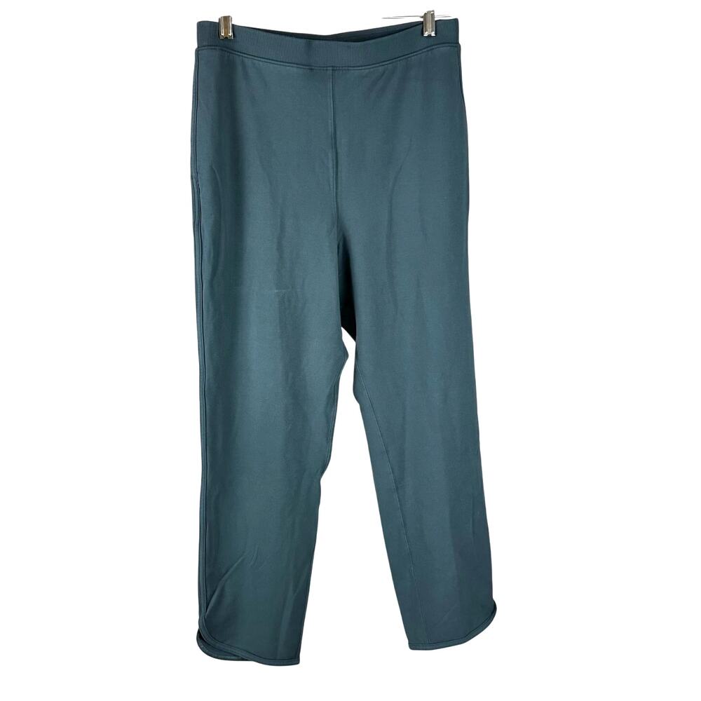 Lululemon Every Moment Pant Sea Steel Size 8 EUC Modal French Terry Jogger